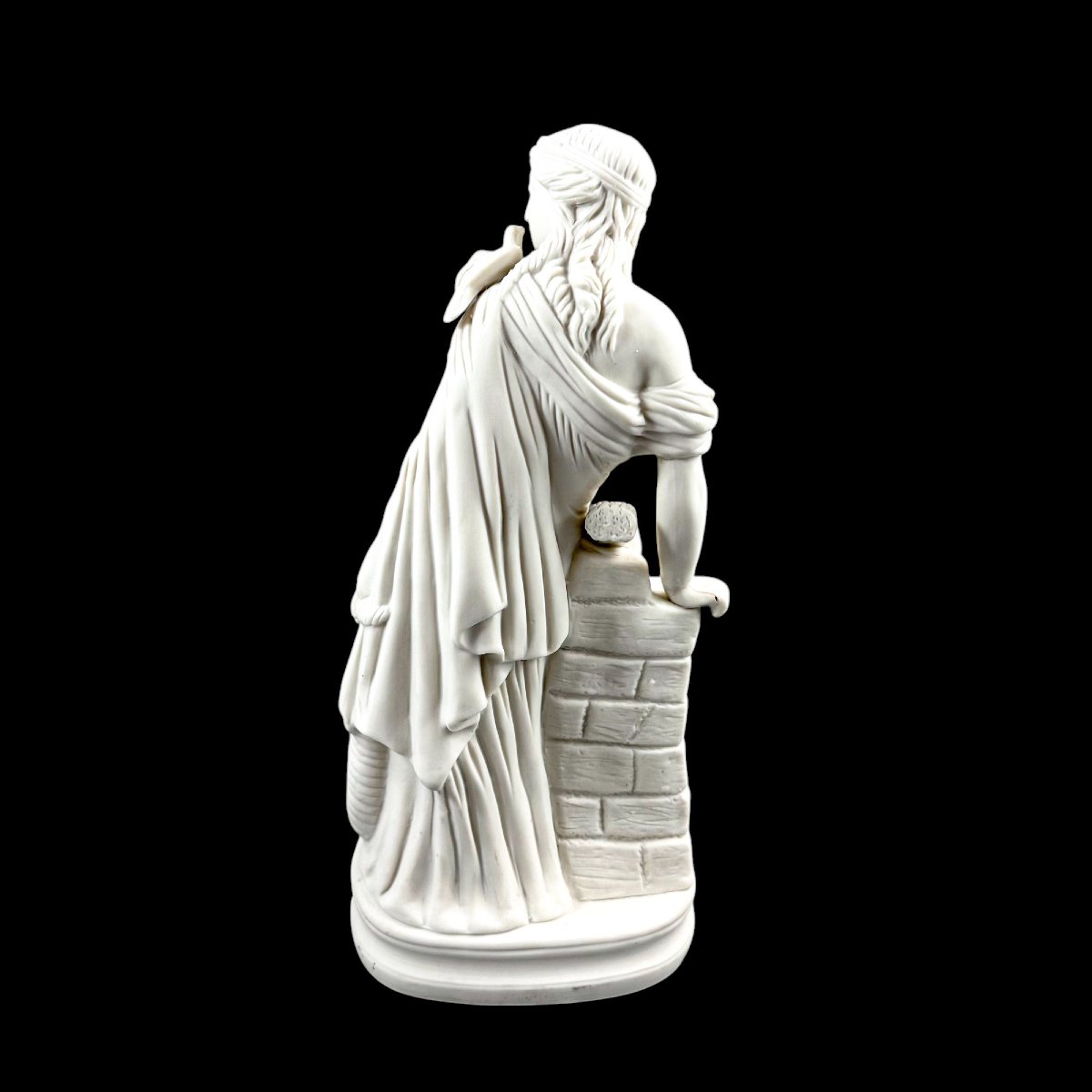 Figure en biscuit de Parian, époque victorienne, fin du XIXe siècle-photo-3