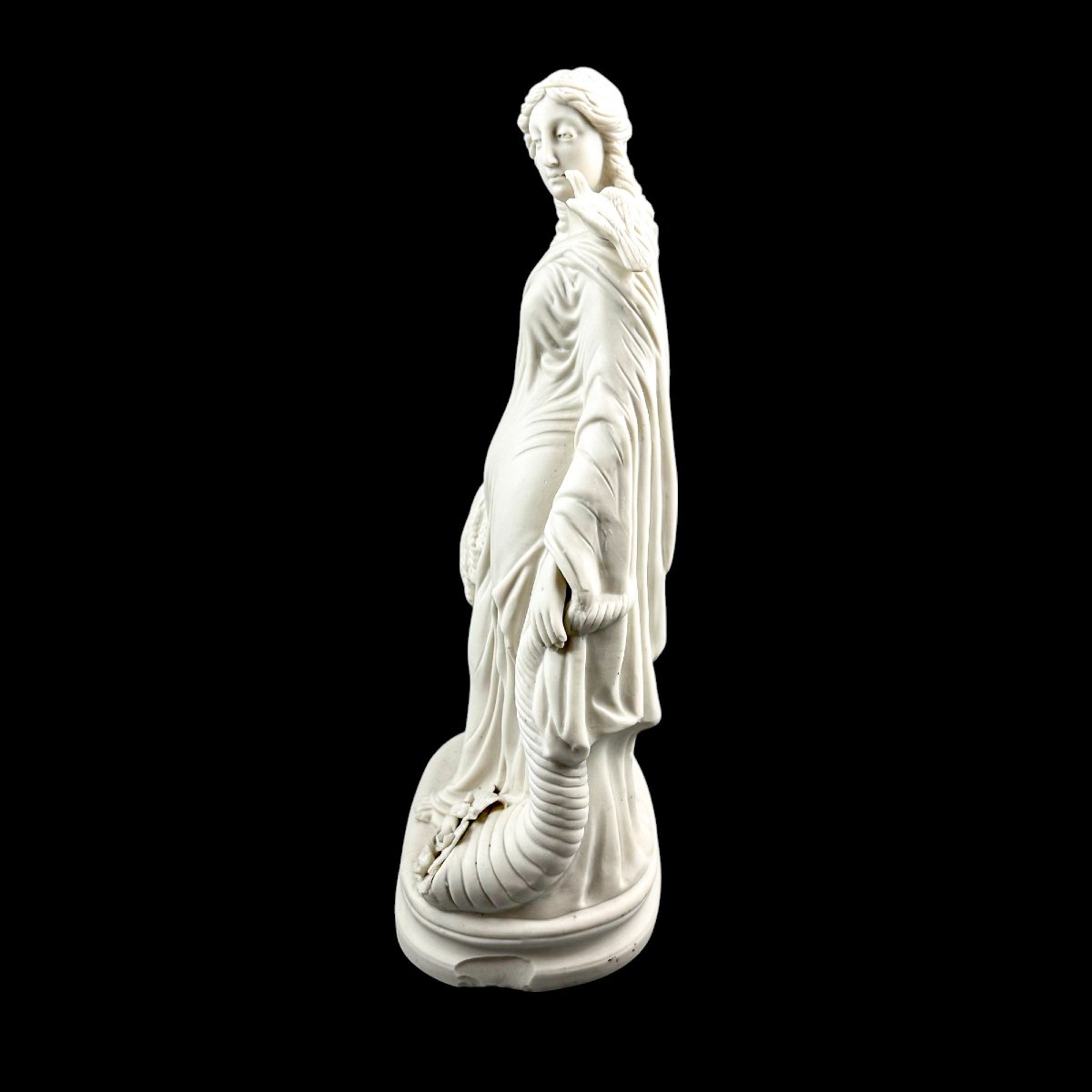 Figure en biscuit de Parian, époque victorienne, fin du XIXe siècle-photo-4