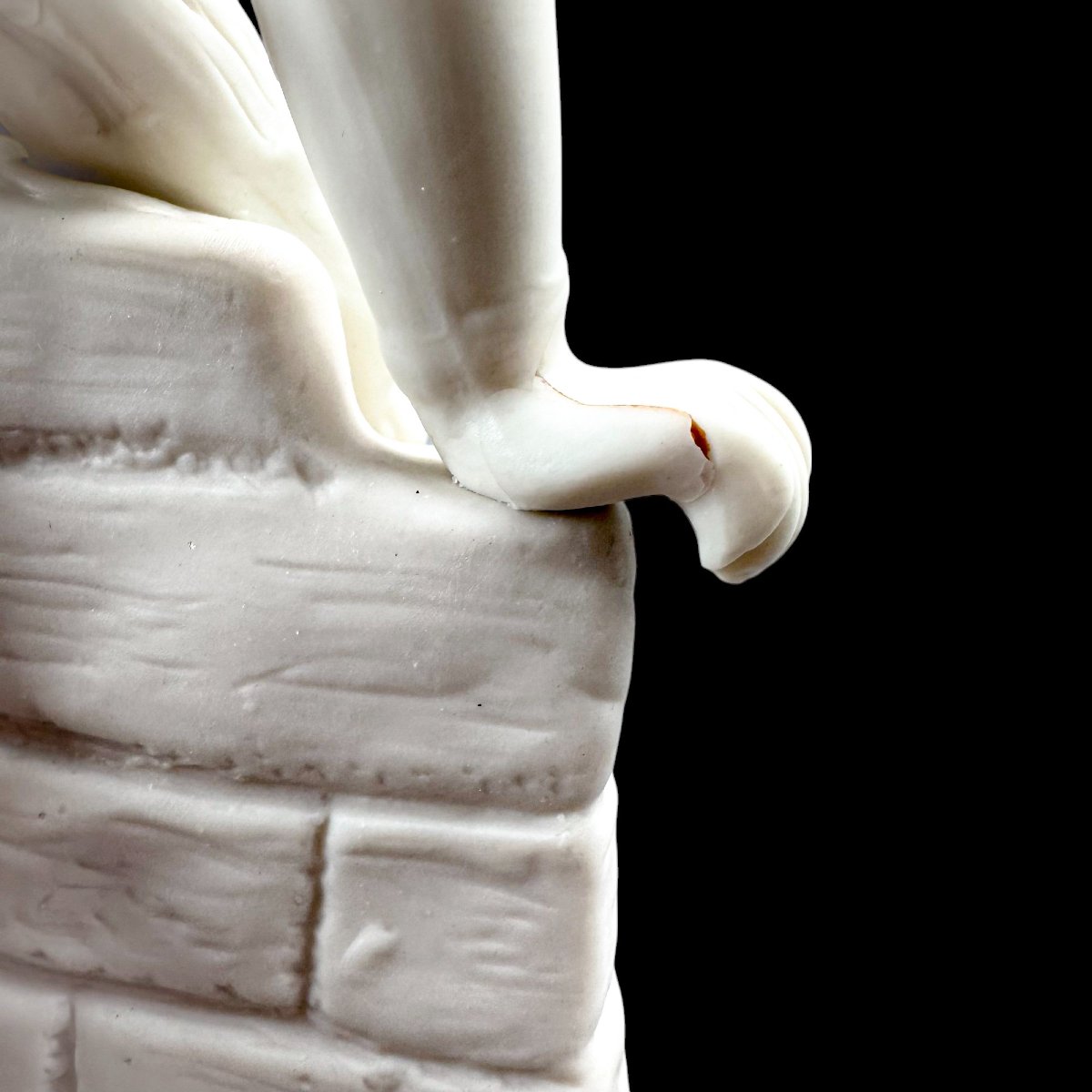 Figure en biscuit de Parian, époque victorienne, fin du XIXe siècle-photo-6