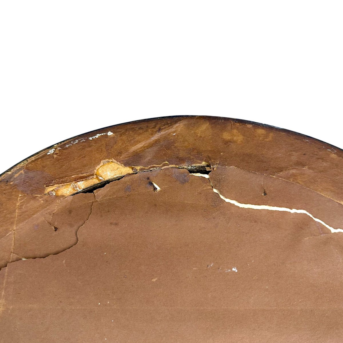 Bown Jones, « Childhood », 1930 – Portrait à l’huile dans un cadre ovalisé ébonisé-photo-6