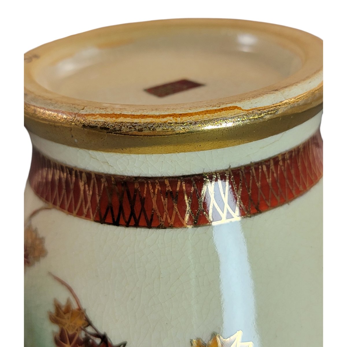 Pair Of Kyoto Satsuma Landscape Vases, Late Meiji-photo-6