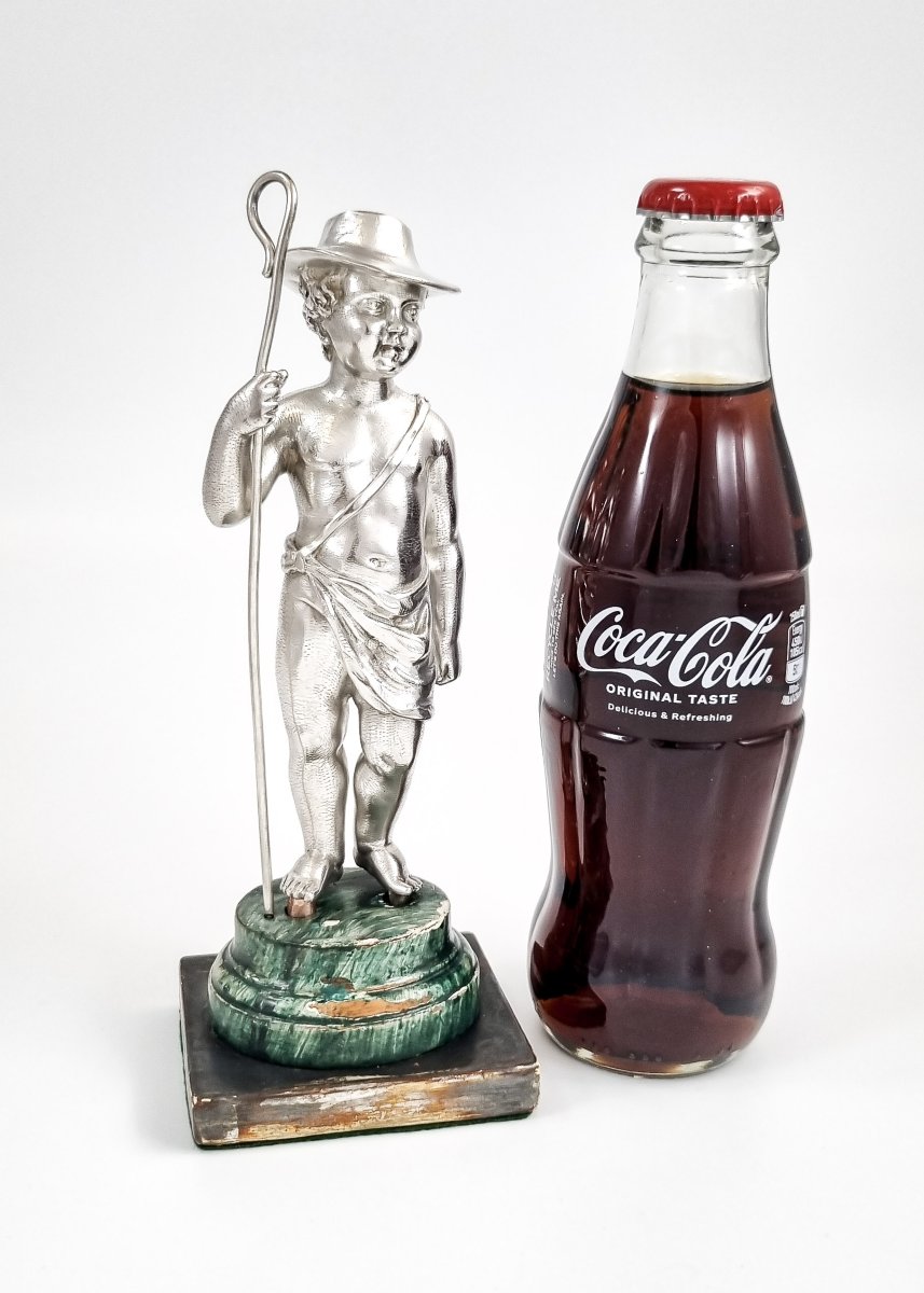 Barnard Sterling Silver Shepherd Boy Figure, C. 1860s-photo-7