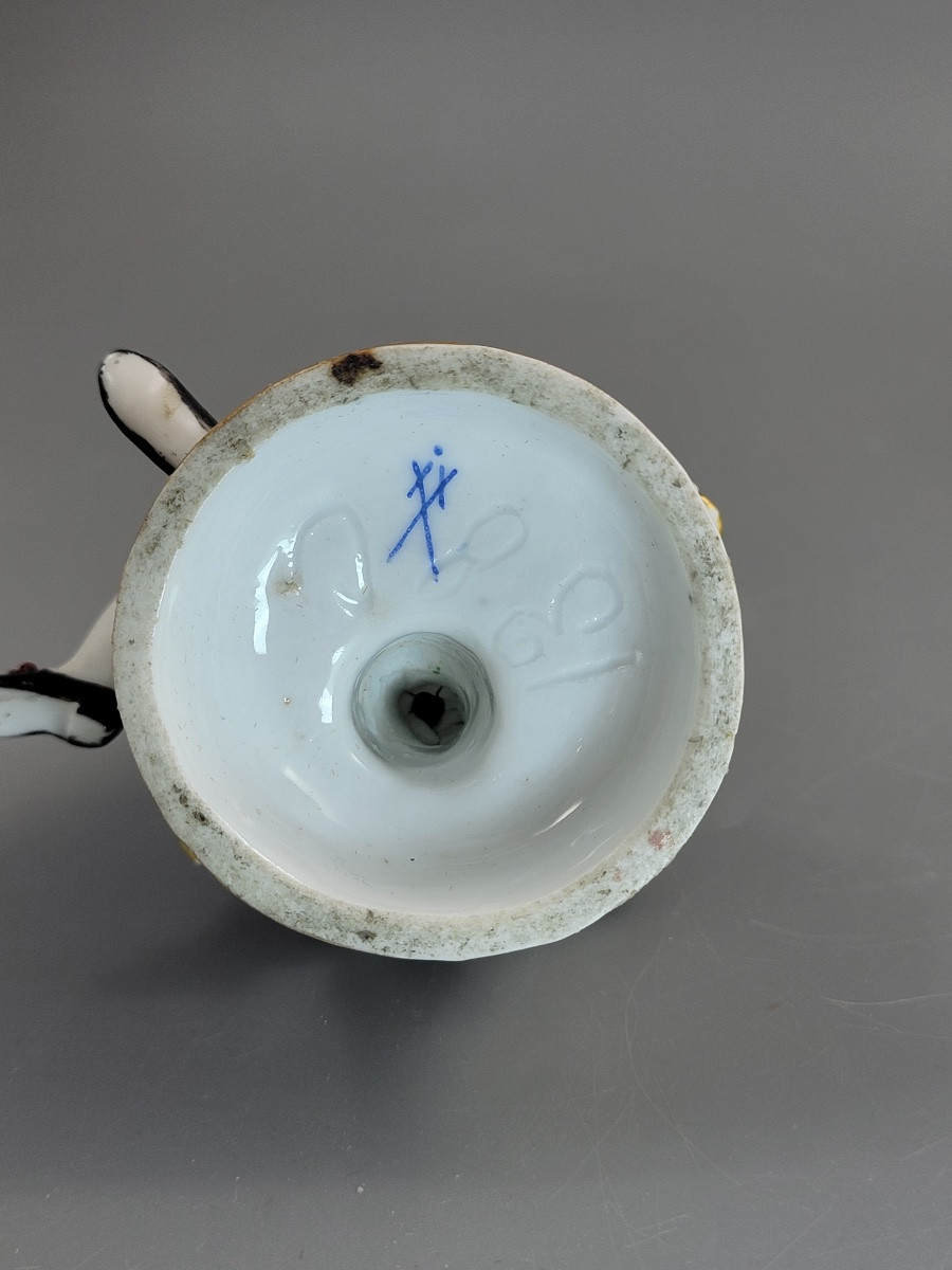 Meissen Pair Of Porcelain Figures, Boy And Girl With Dogs, C.1785-photo-4