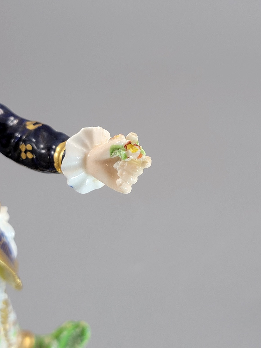 Pair Of Derby Porcelain Figurines "the Dresden Shepherds", Bloor Period, Circa 1825 -photo-3