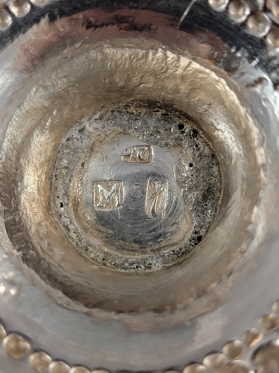 Pair Of Burmese High-grade Silver Bowls, Mandalay, C.1900 – Tested 900+-photo-2