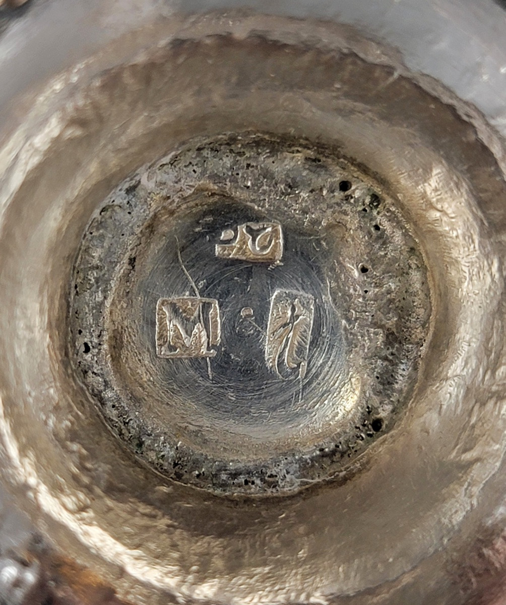 Pair Of Burmese High-grade Silver Bowls, Mandalay, C.1900 – Tested 900+-photo-3