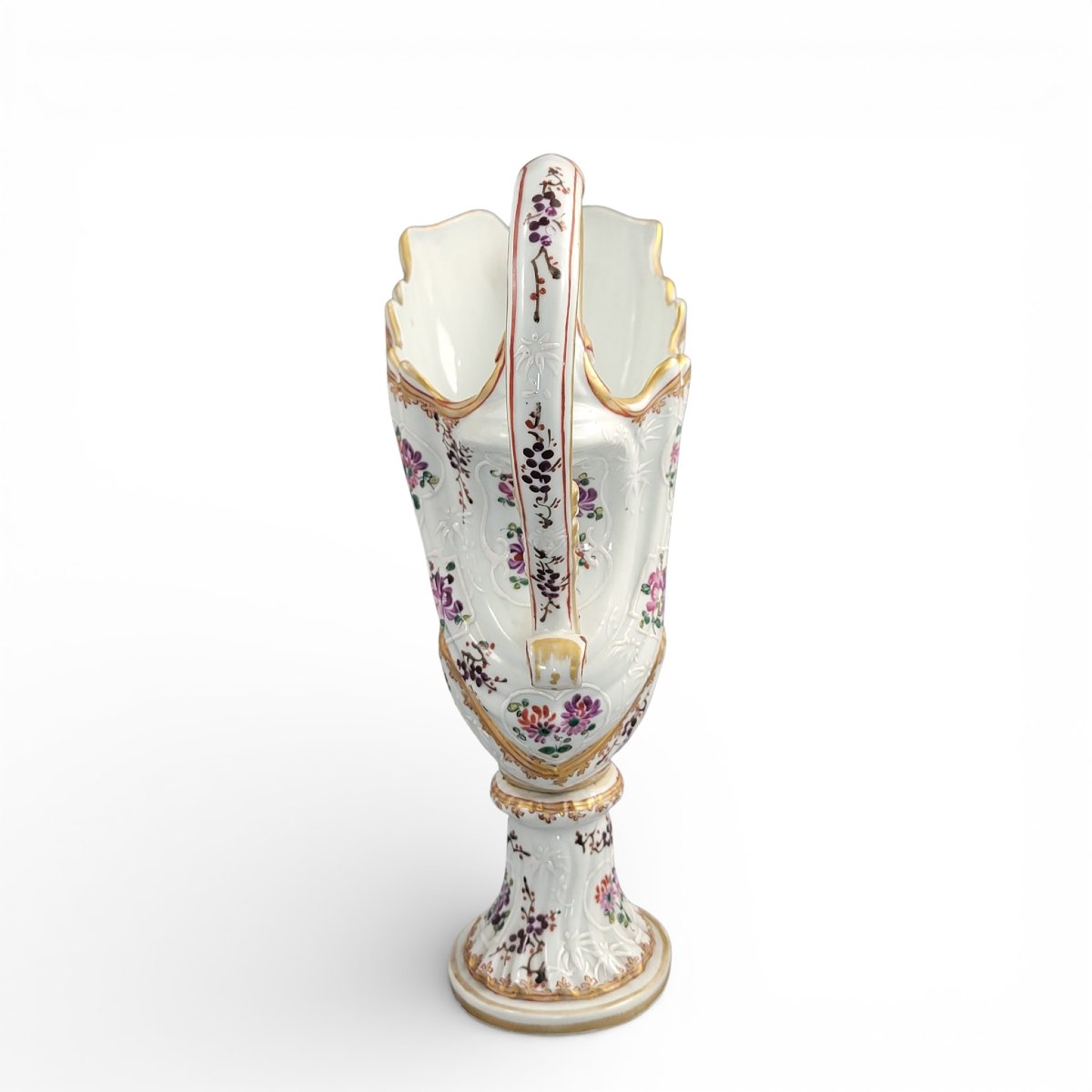 Samson Paris Armorial Ewer In Helm Form, Late 19th Century-photo-3