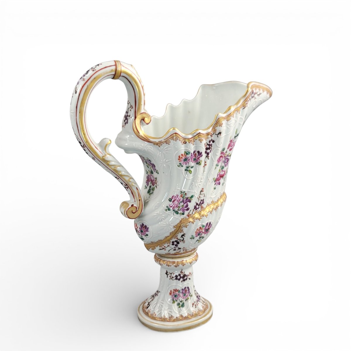 Samson Paris Armorial Ewer In Helm Form, Late 19th Century-photo-8