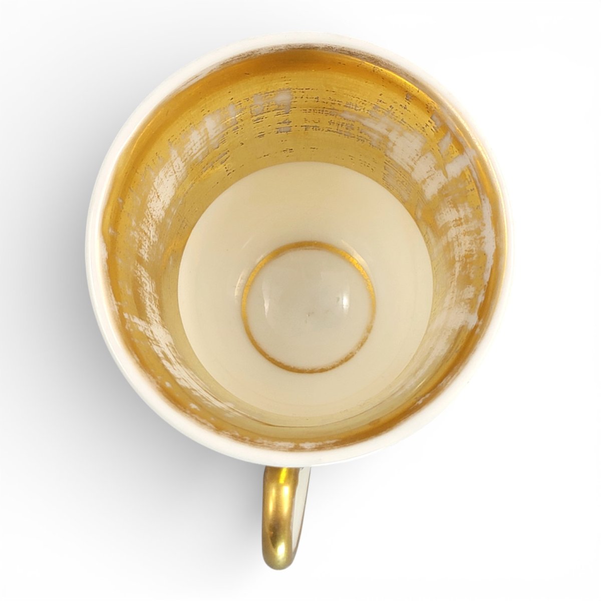 Tasse et soucoupe en porcelaine Empire de Bohême, Giesshübel (Kysibl), vers 1820-photo-6