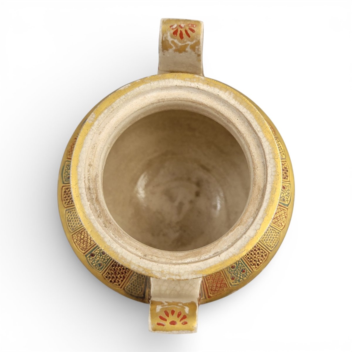 Signed Meiji Period Satsuma Koro By Shunzan With Shi-shi Finial, C.1890-photo-6