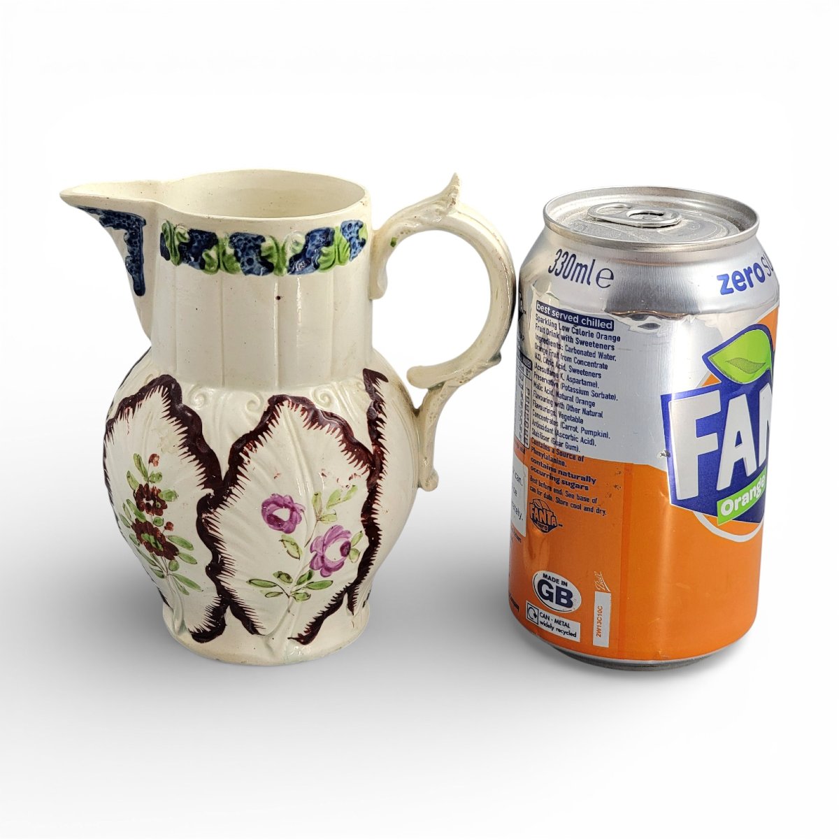 Staffordshire Pearlware Cabbage Leaf Jug, England, Circa 1790–1800-photo-5