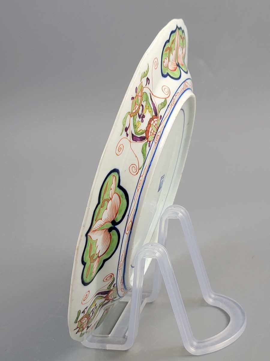 Rare Pair Of Derby Porcelain Plates, Kylin Pattern, C. 1790-photo-4