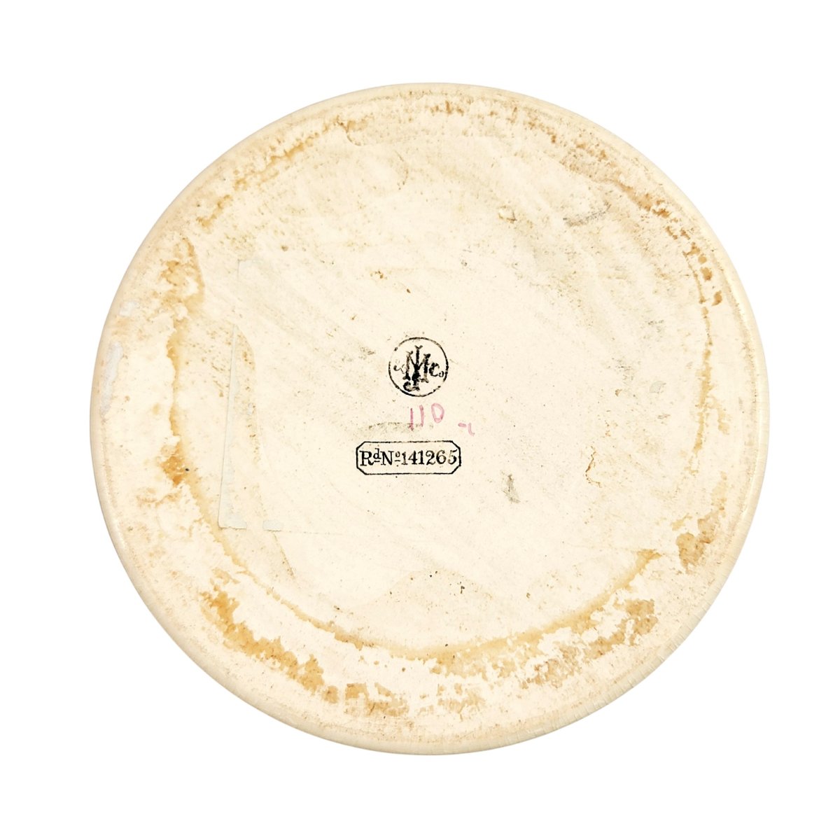 Presse-papiers cartographique en porcelaine Macintyre, hémisphère occidental, vers 1889-photo-2