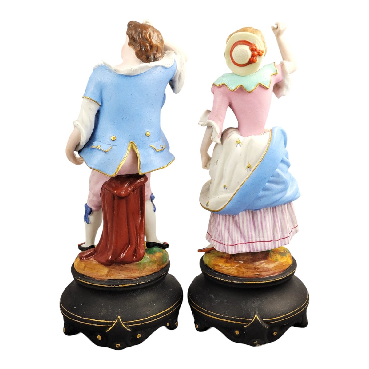 French Romantic Porcelain Figures By Letu & Mauger, Paris C.1860-photo-3