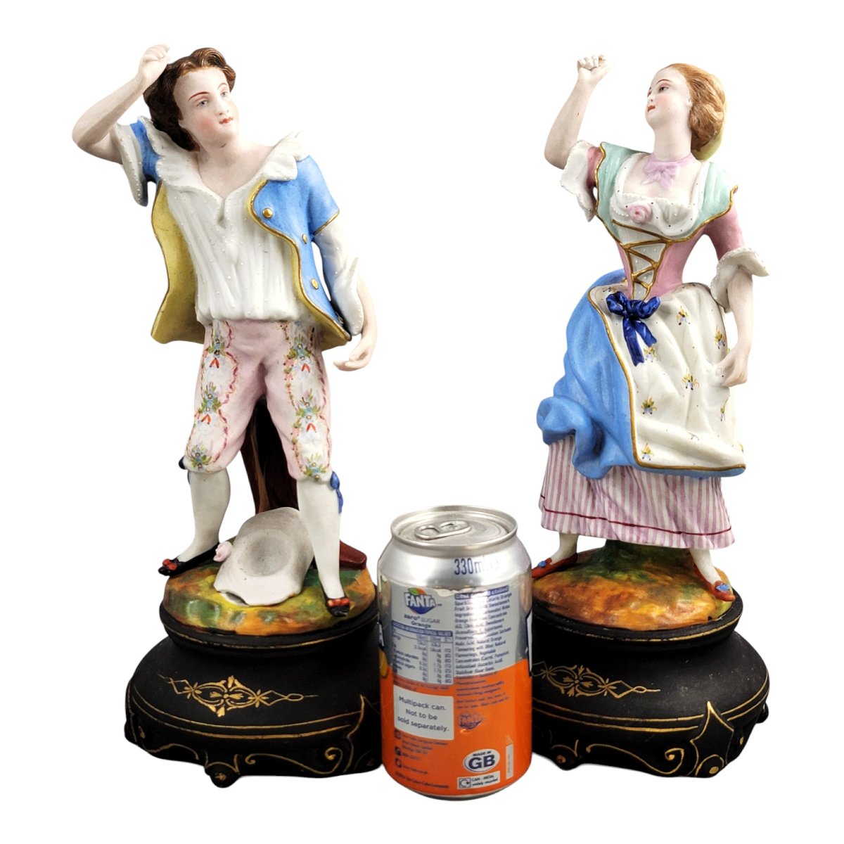 French Romantic Porcelain Figures By Letu & Mauger, Paris C.1860-photo-2