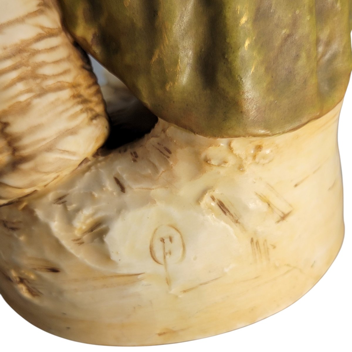 Royal Dux Porcelain Figures Of A Fisherman And Fisherwoman, Bohemia, C. 1918-photo-7