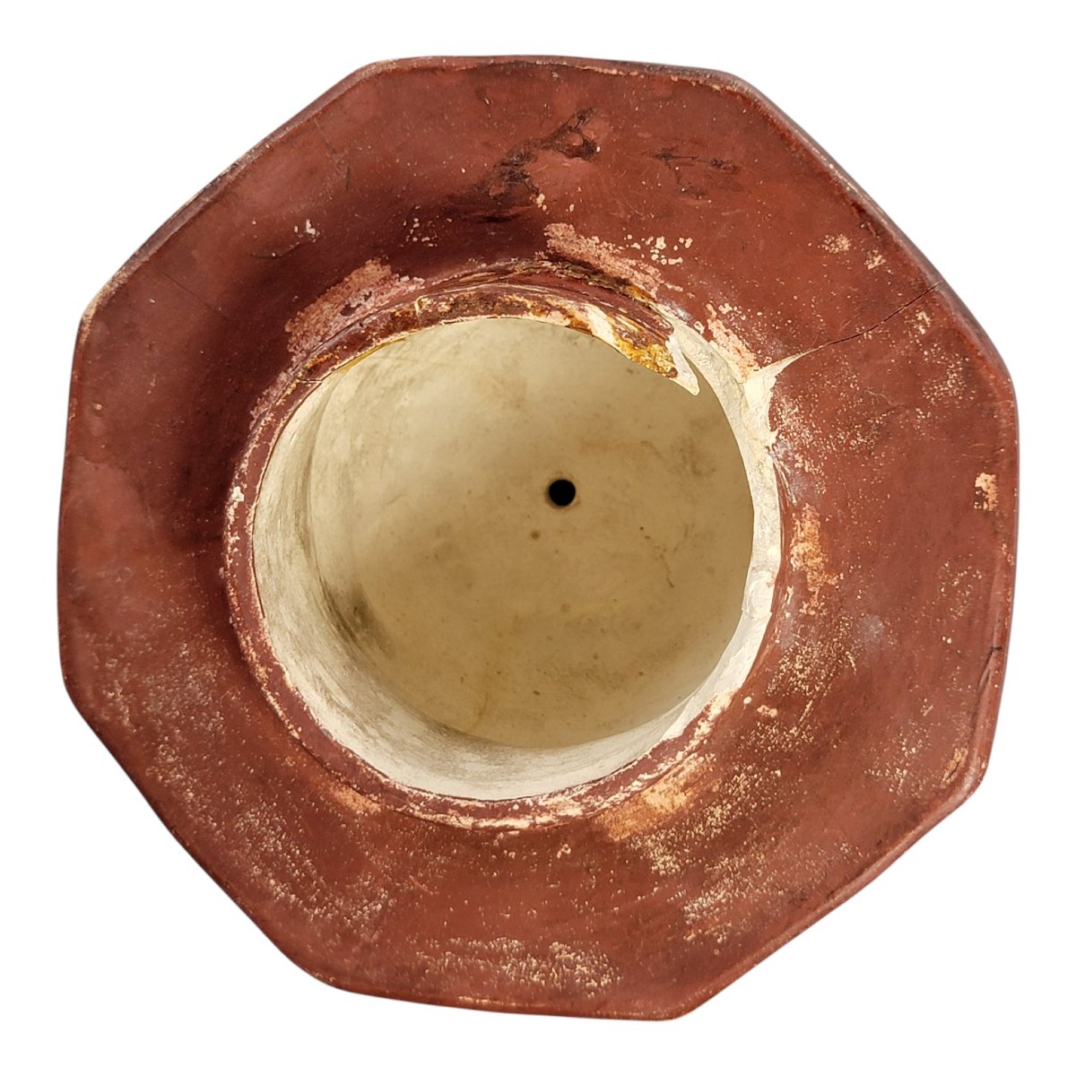 Monumental Continental Maiolica Vase With Chinoiserie Relief, C.1860–1880-photo-8