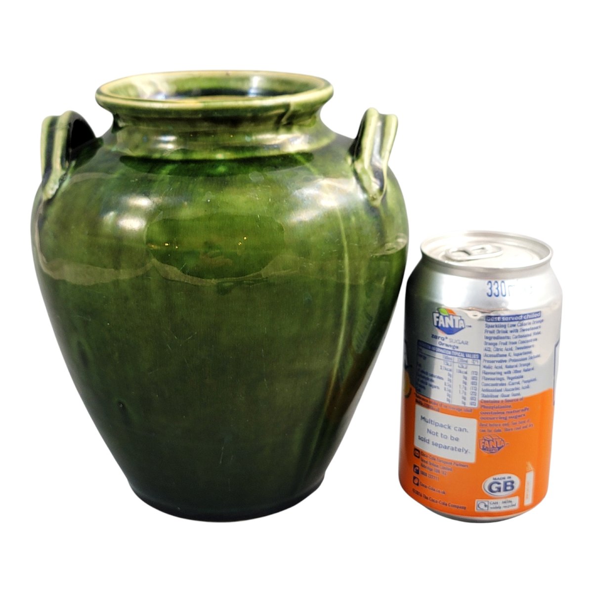 Handmade Southern French Green Glazed Terracotta Confit Jar, C.1870–1890-photo-6