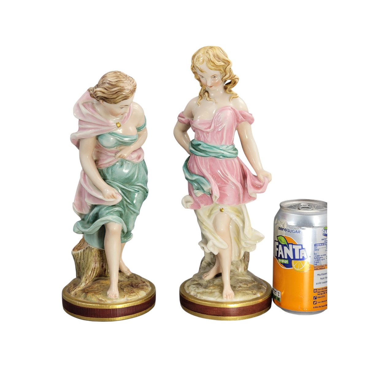 Paire de figurines en porcelaine Royal Worcester par James Hadley, vers 1865–1878-photo-5