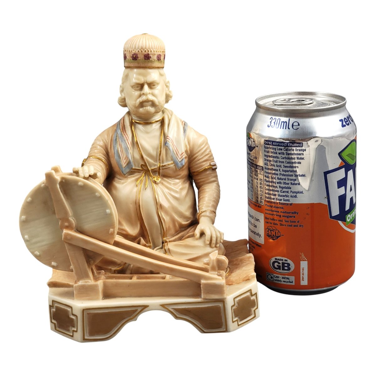 Royal Worcester Indian Craftsmen Porcelain Figure “shaban”, 1888-photo-7