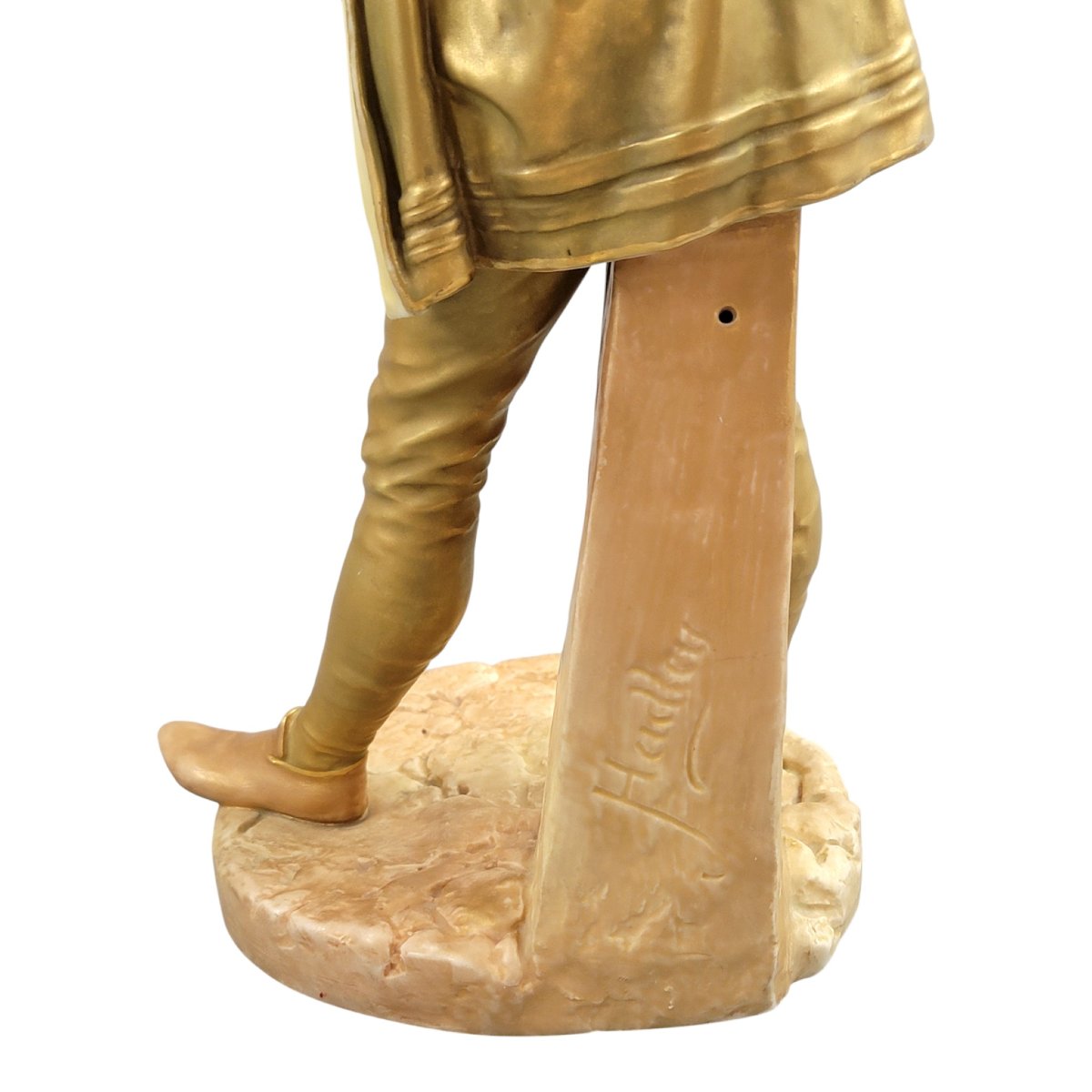 Royal Worcester Prestige Shot-enamel Porcelain Musicians, 1912–1914-photo-5