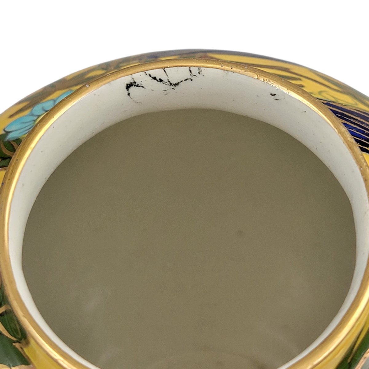 Pair Of Mason’s Patent Ironstone Posy Vases With Exotic Bird, Circa 1915-photo-7