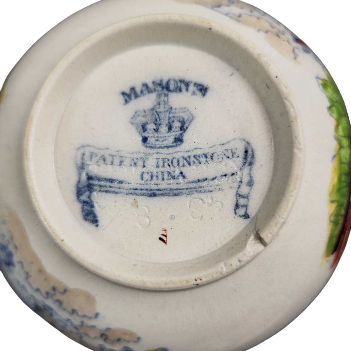 Pair Of Mason’s Ironstone Posy Vases In The Bird And Peony Pattern, Circa 1900-photo-5