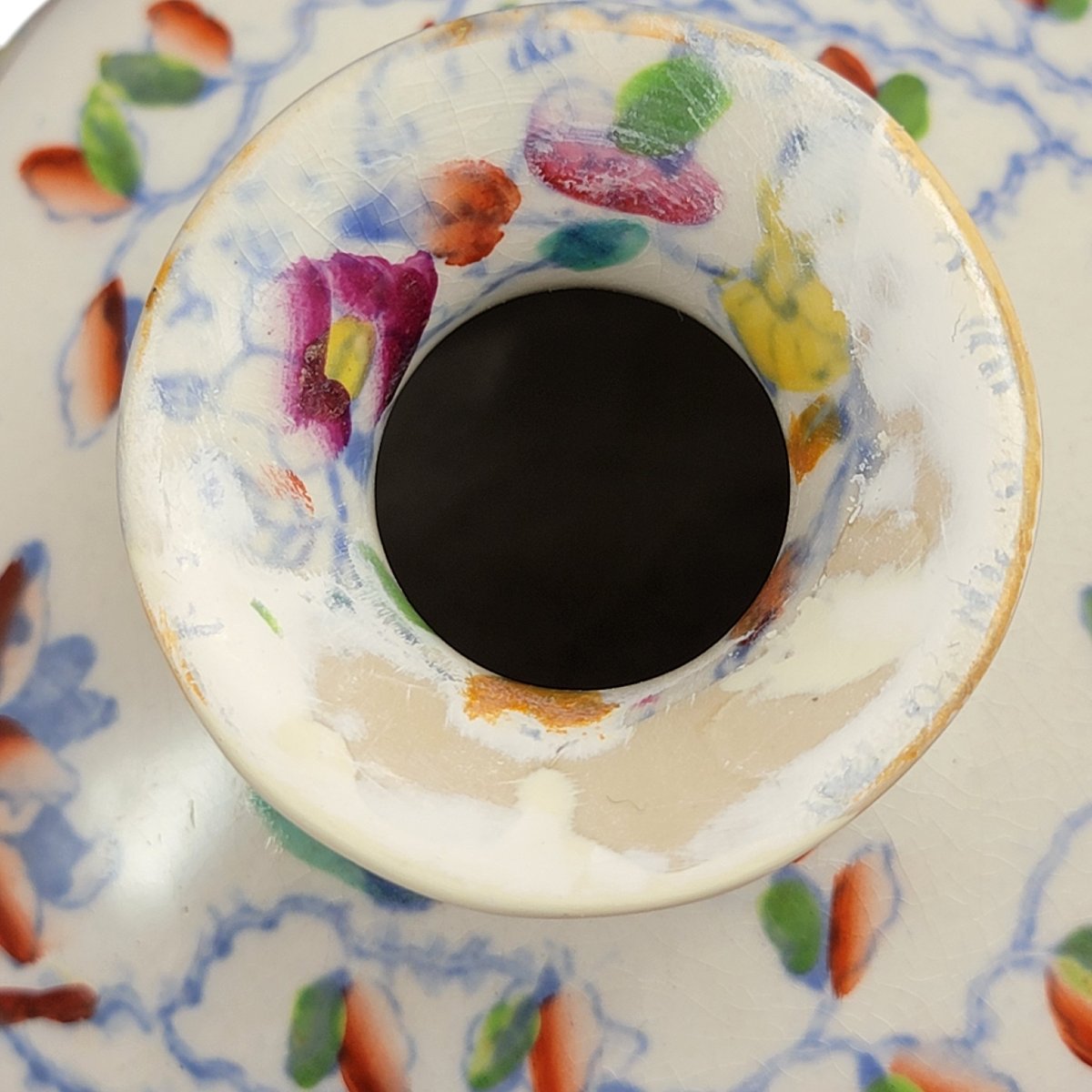Pair Of Mason’s Ironstone Posy Vases In The Bird And Peony Pattern, Circa 1900-photo-7