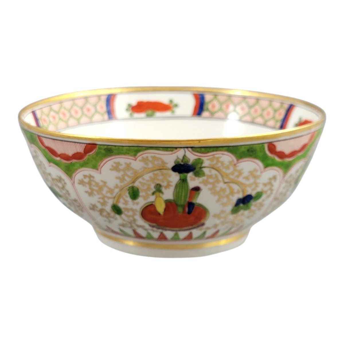 Coupe Worcester décor Dragon in Compartments, Flight Barr & Barr, vers 1815-photo-2