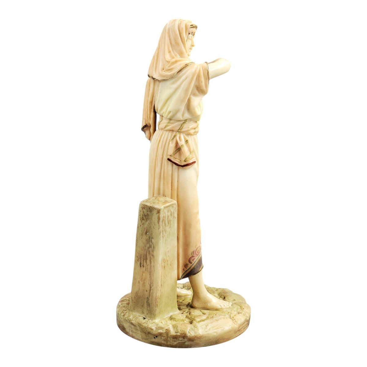 Royal Worcester, Figure Égyptienne Sculpturale par James Hadley, vers 1895-photo-1