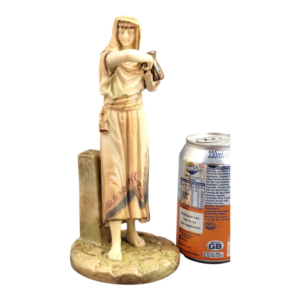 Royal Worcester, Figure Égyptienne Sculpturale par James Hadley, vers 1895-photo-4