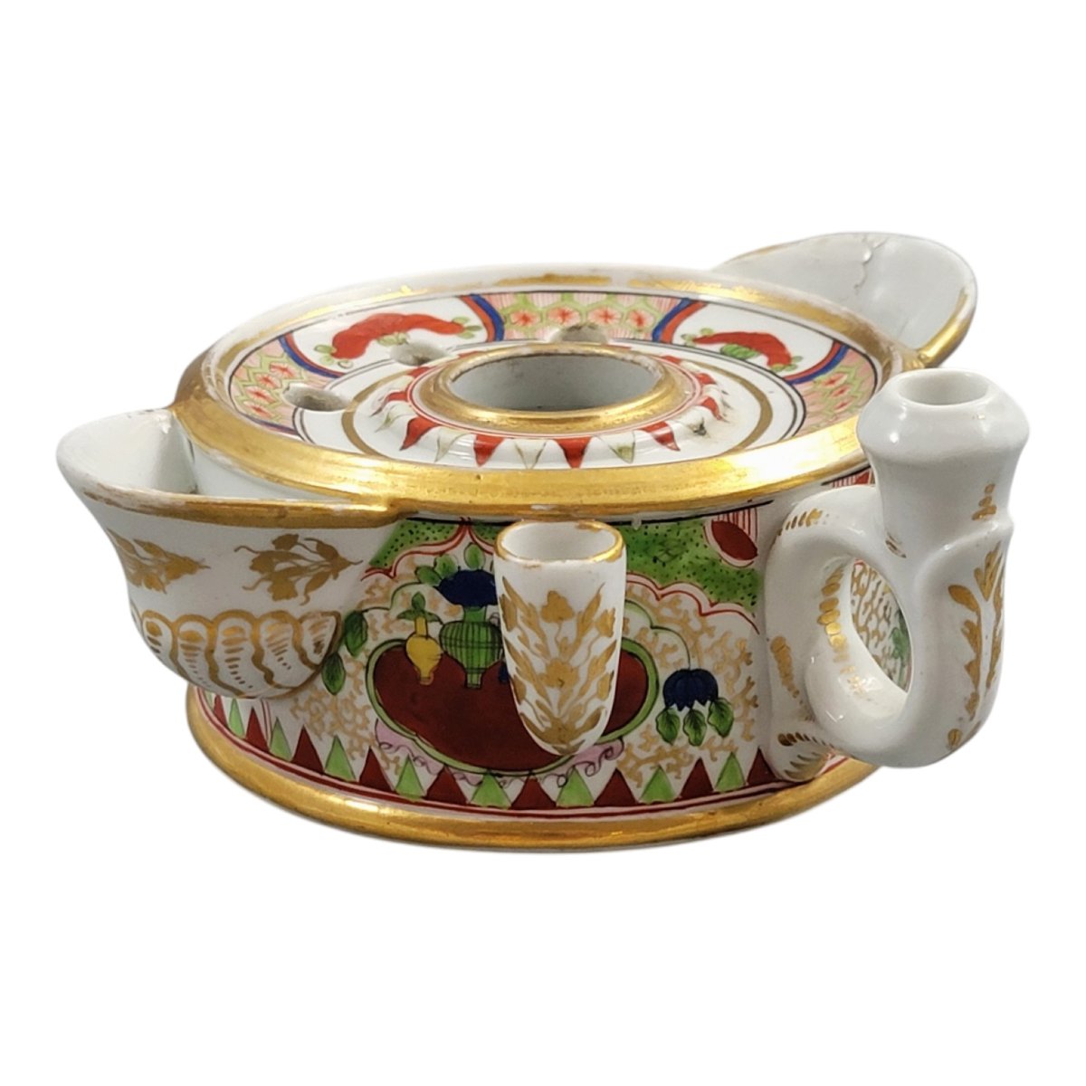 Encrier Worcester « Dragon in Compartments », période Flight, Barr & Barr, vers 1820-photo-2