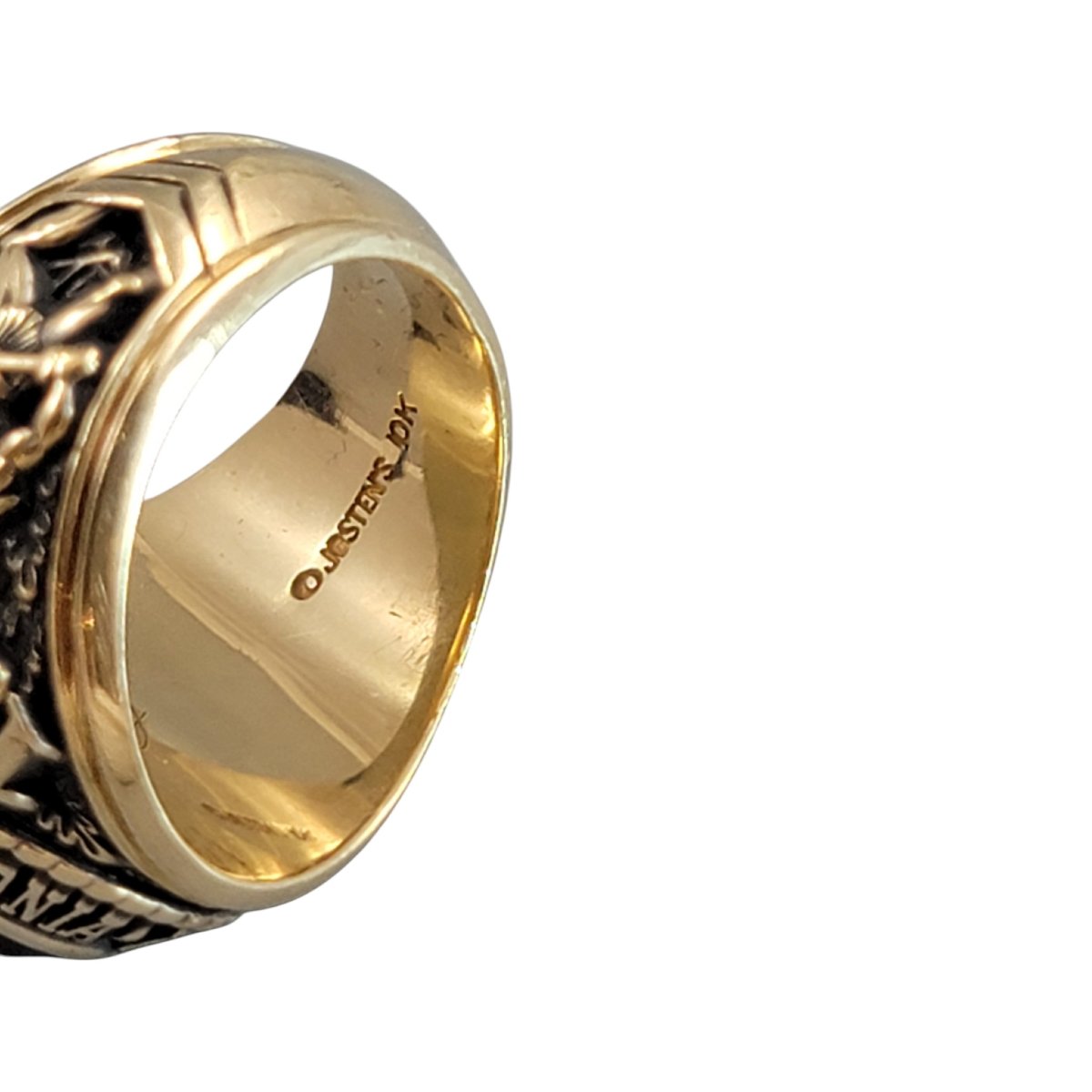 Bague universitaire américaine en or 10 carats, CSUN 1983, Jostens-photo-4