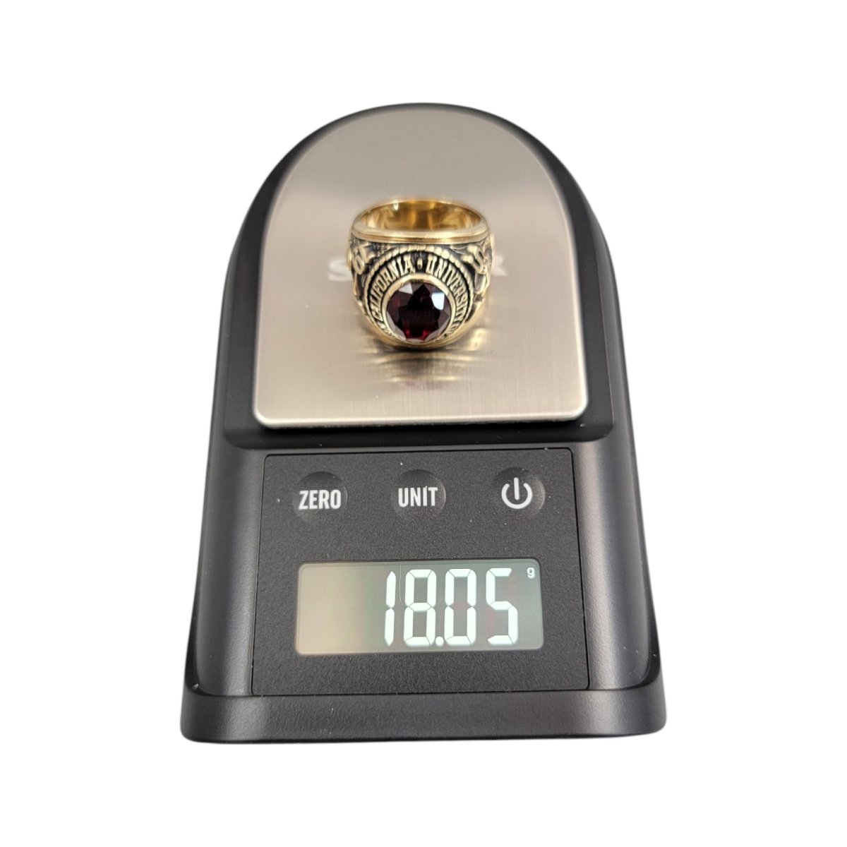 Bague universitaire américaine en or 10 carats, CSUN 1983, Jostens-photo-8