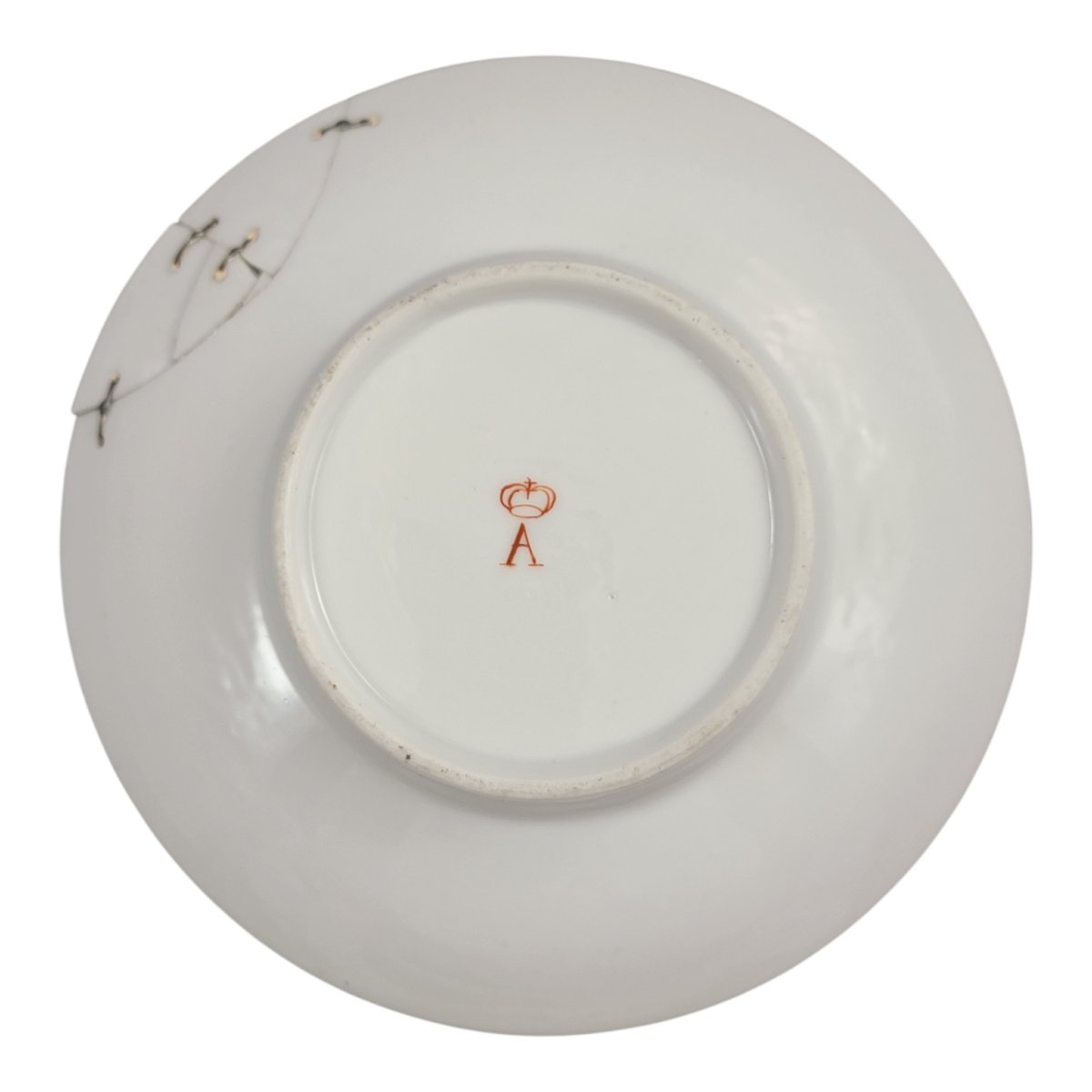 Manufacture de la Reine, tasse trembleuse couverte et soucoupe en porcelaine de Paris, XVIIIe s-photo-3