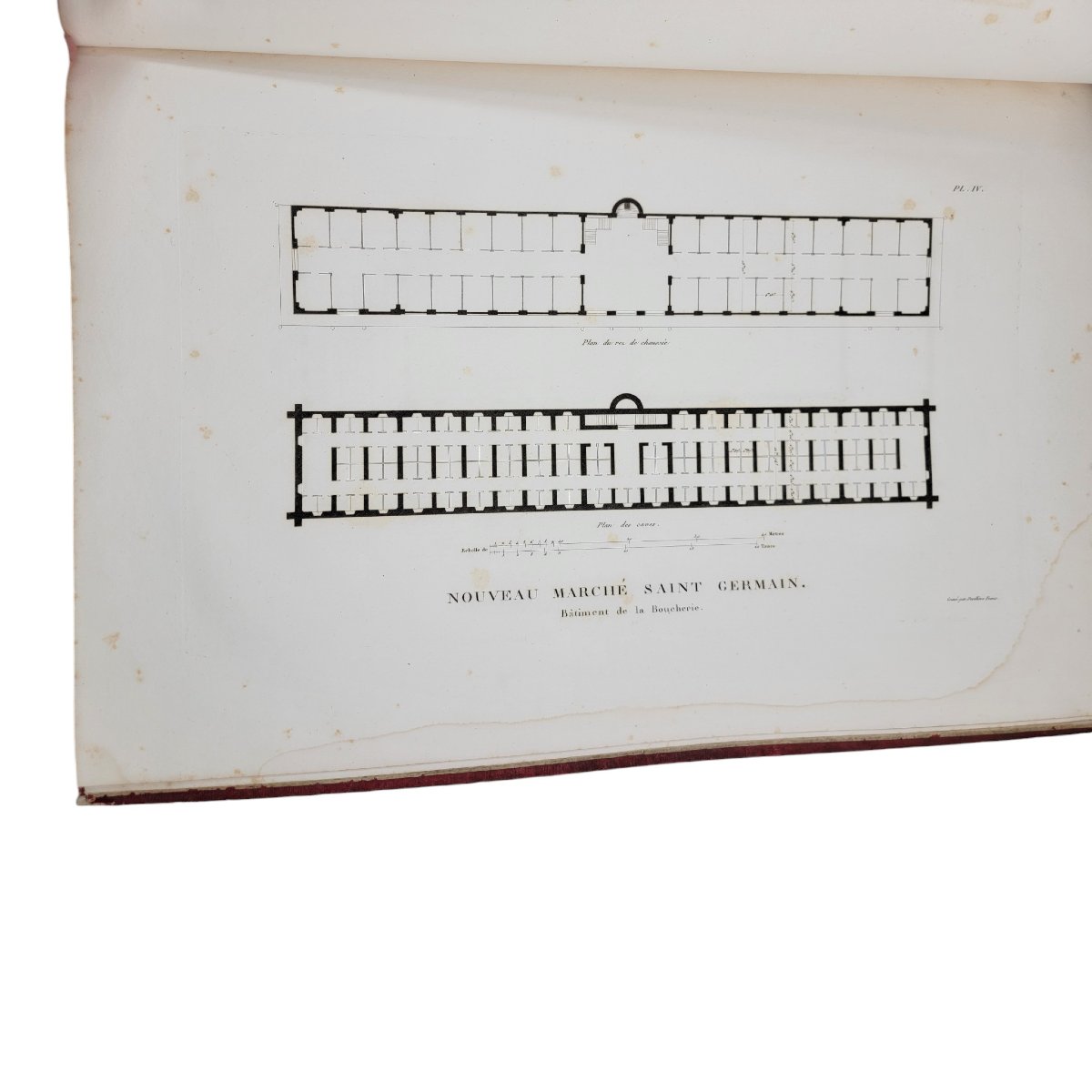 Blondel Nouveau Marché Saint-germain Paris 1816 Complete With 11 Plates-photo-4