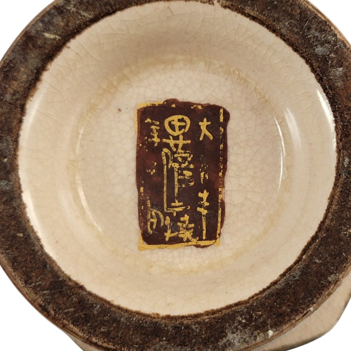 Pair Of Japanese Satsuma Hexagonal Vases With Dragon And Rakan-photo-7