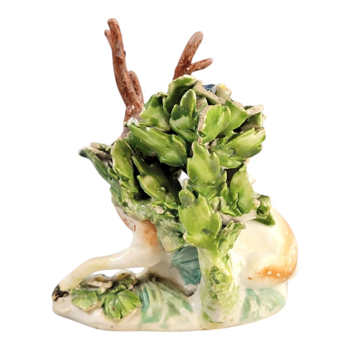 Derby Porcelain Recumbent Stag, Patch Period, C.1760-photo-4