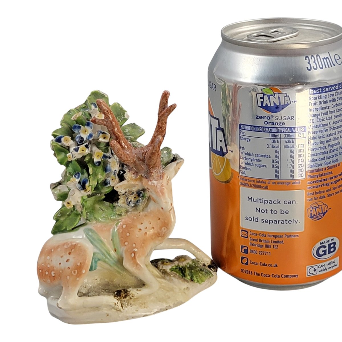 Derby Porcelain Recumbent Stag, Patch Period, C.1760-photo-4