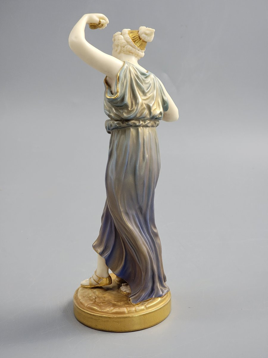 Royal Worcester Porcelain Figure “grecian Maiden”, C. 1928-photo-3