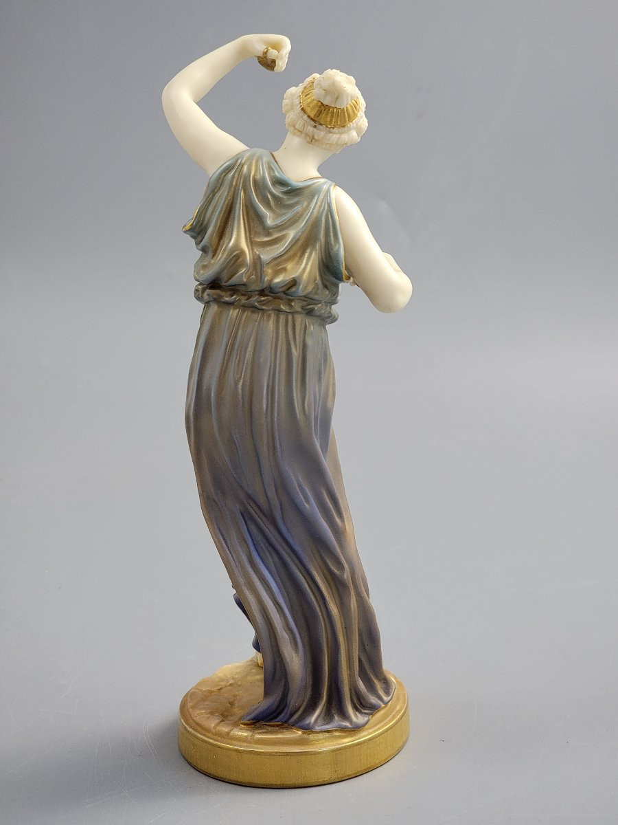 Royal Worcester Porcelain Figure “grecian Maiden”, C. 1928-photo-4