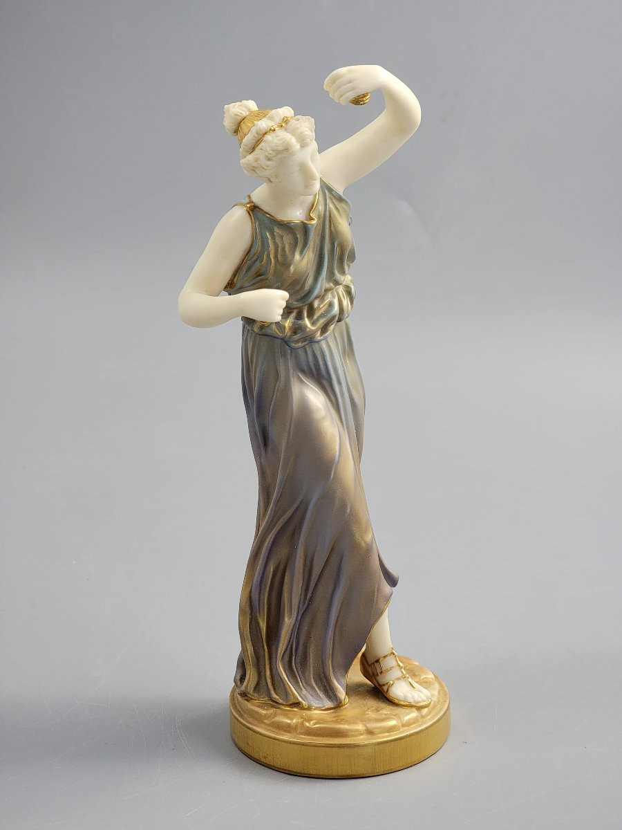 Royal Worcester Porcelain Figure “grecian Maiden”, C. 1928-photo-2