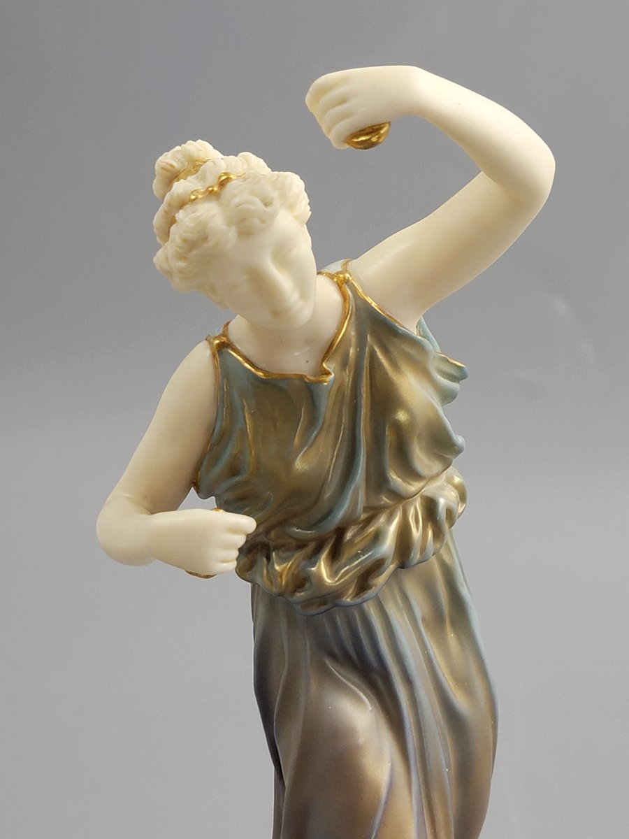 Royal Worcester Porcelain Figure “grecian Maiden”, C. 1928-photo-4