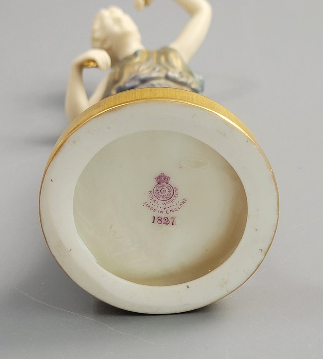 Royal Worcester Porcelain Figure “grecian Maiden”, C. 1928-photo-5