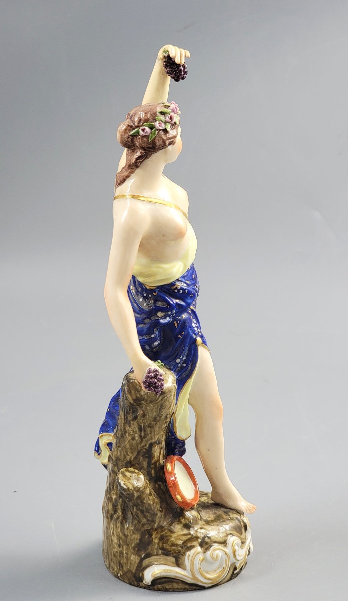 Samson Paris Porcelain Bacchante Figure, Derby Style, C. 1860–1870-photo-1