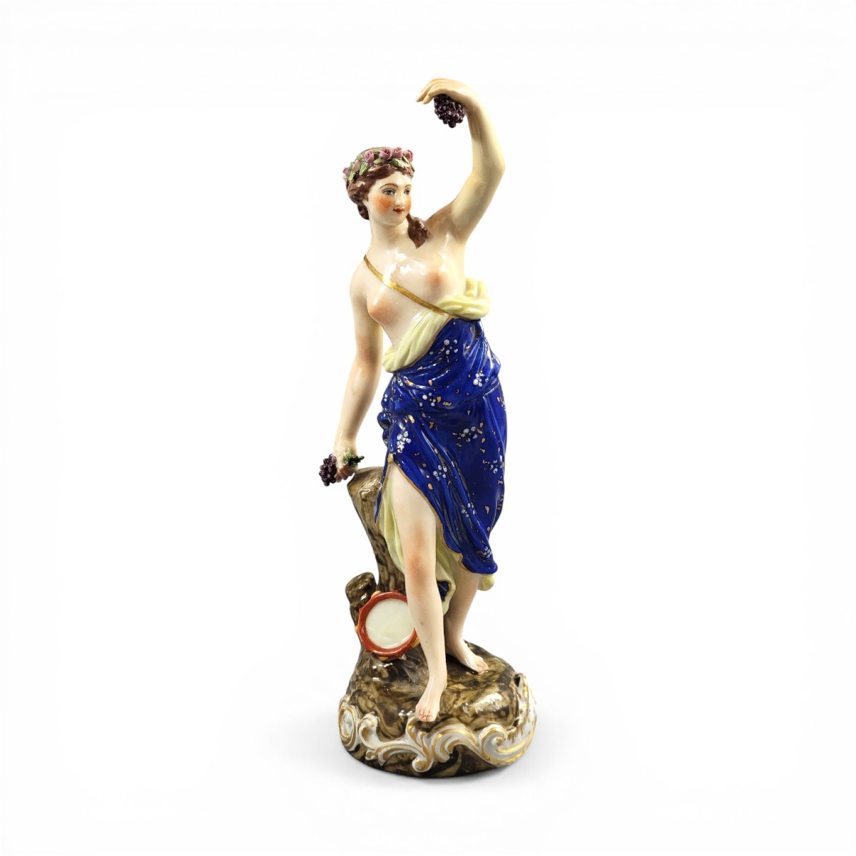Samson Paris Porcelain Bacchante Figure, Derby Style, C. 1860–1870