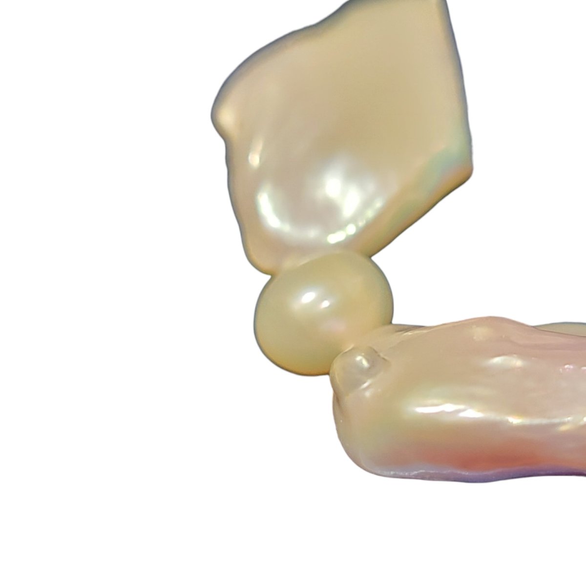 Garrard Keshi Pearl Necklace With 18ct Gold Clasp In Original Box-photo-1