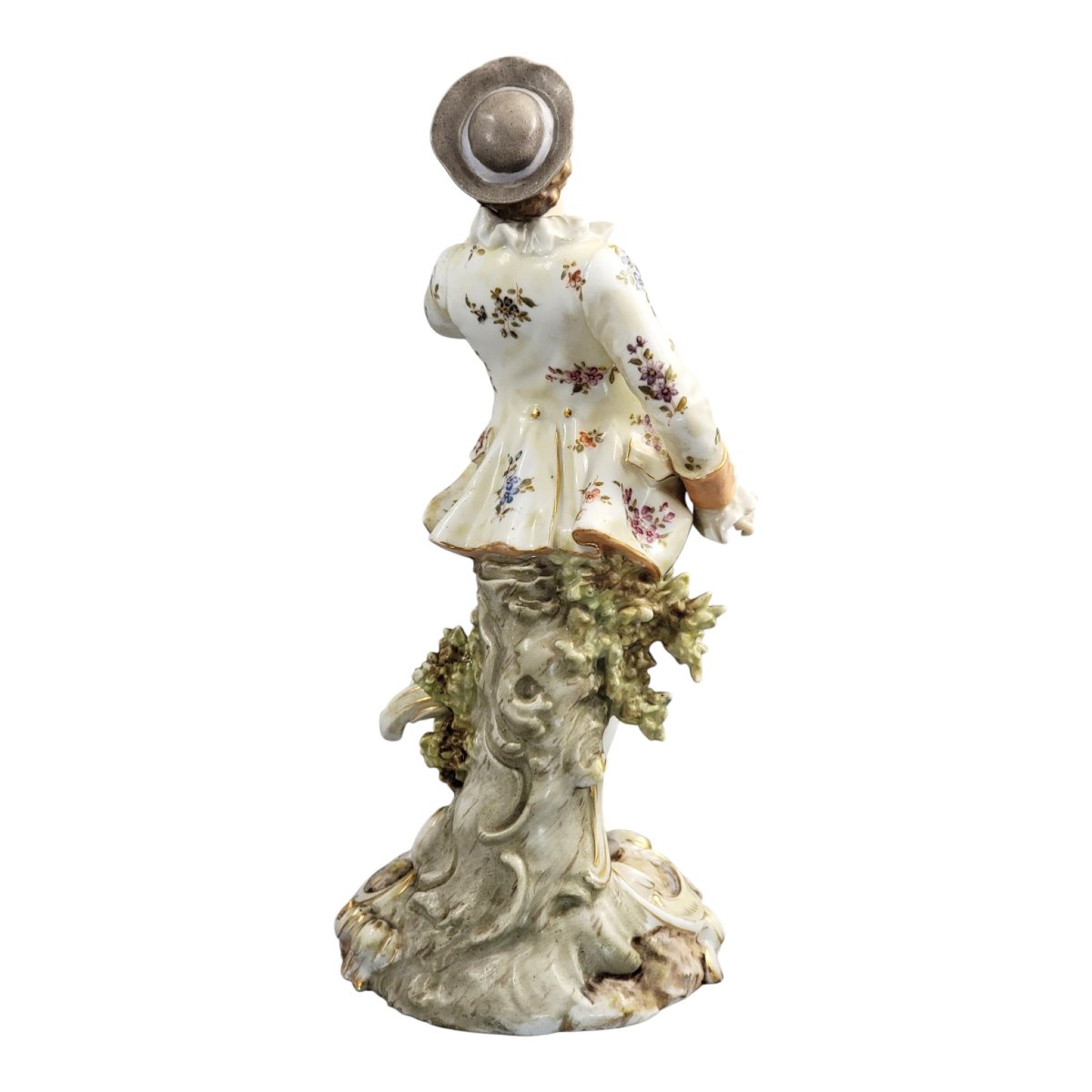 Figure en porcelaine Volkstedt, jeune galant, Triebner Ens & Eckert, vers 1880-photo-4