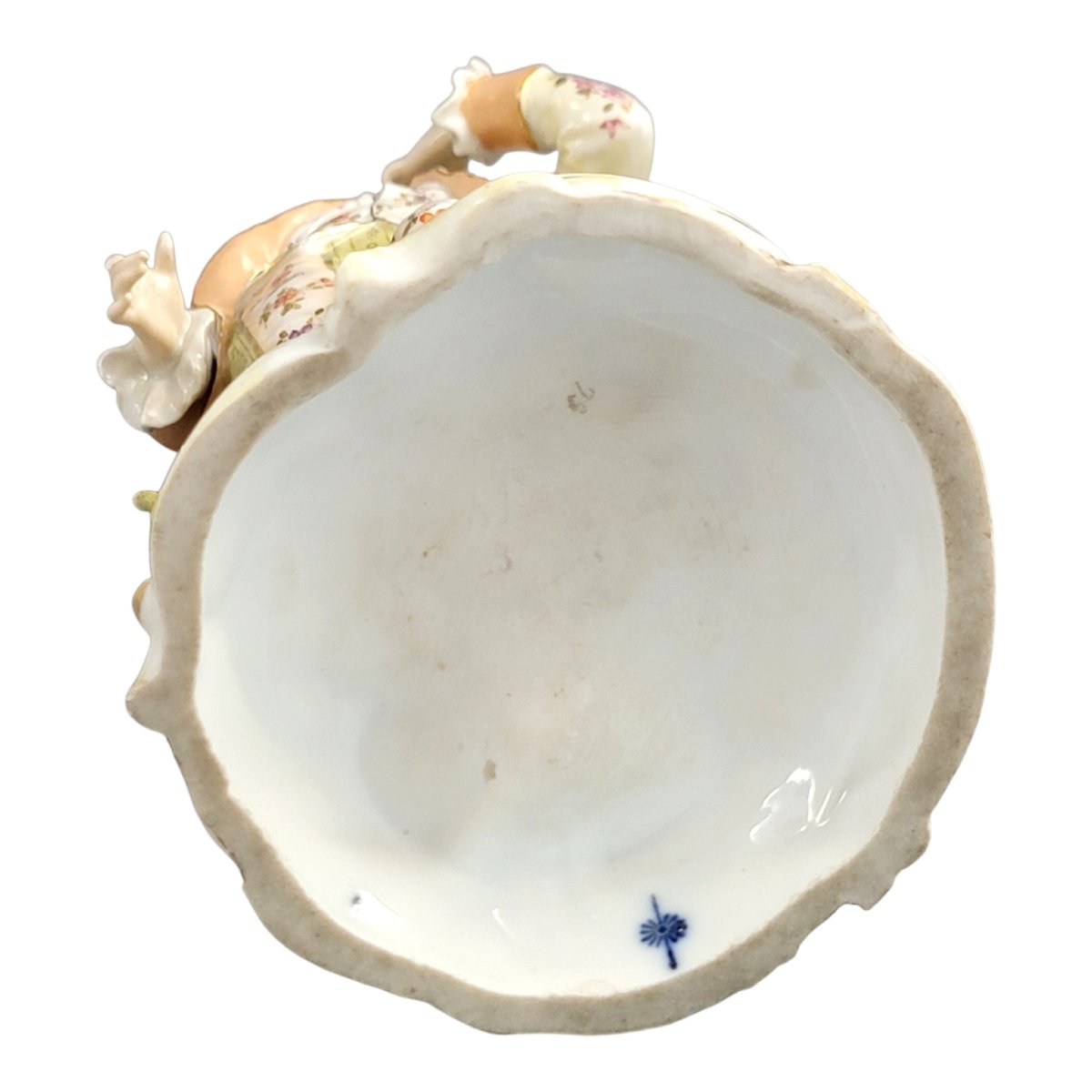 Figure en porcelaine Volkstedt, jeune galant, Triebner Ens & Eckert, vers 1880-photo-3