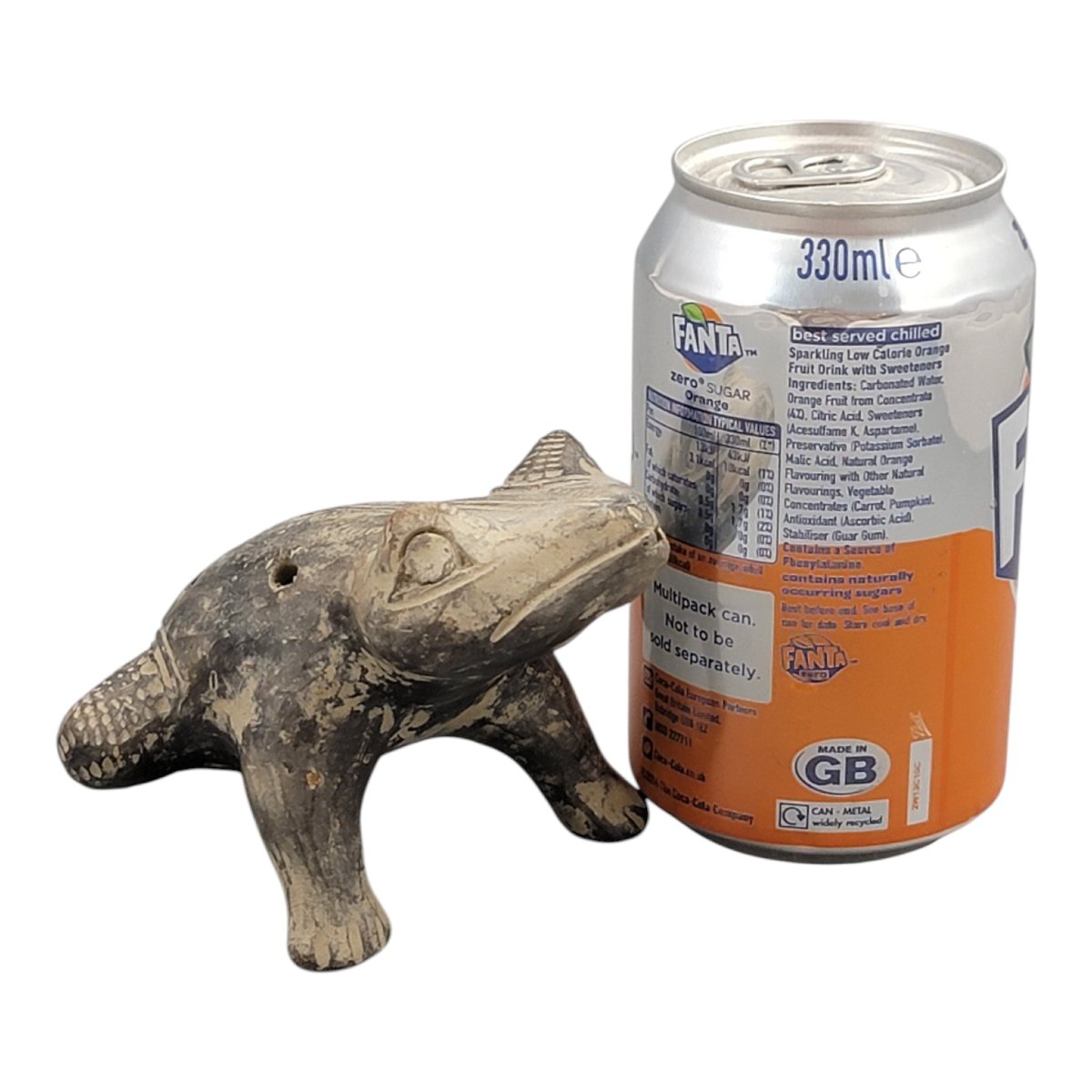 Sifflet en céramique en forme de grenouille, culture Chimú, Pérou, vers 1100–1470-photo-5